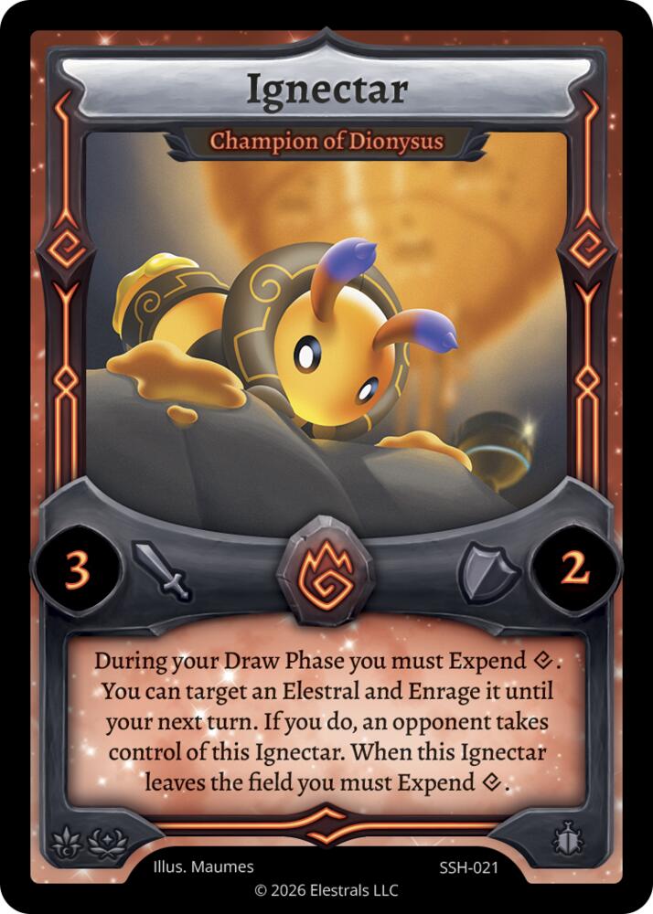 Ignectar - Champion of Dionysus, Divine Champions: Snowshade SSH-021