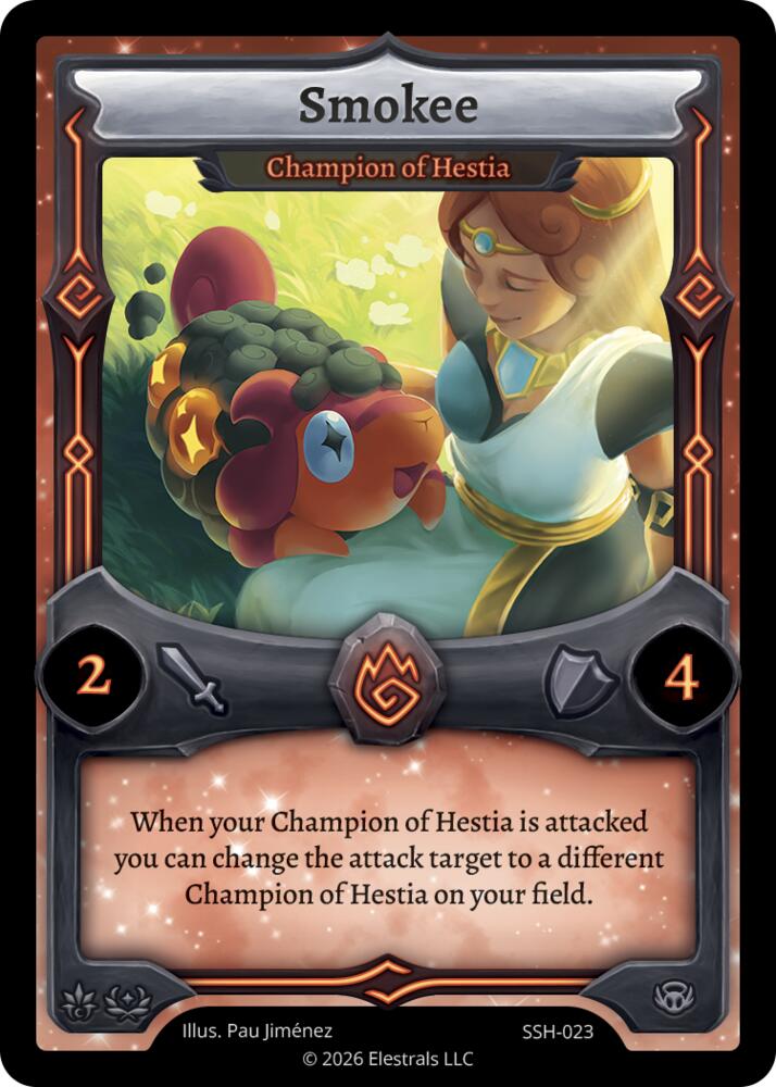 Smokee - Champion of Hestia, Divine Champions: Snowshade SSH-023