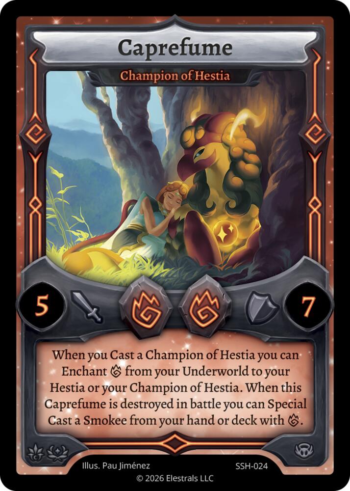 Caprefume - Champion of Hestia, Divine Champions: Snowshade SSH-024