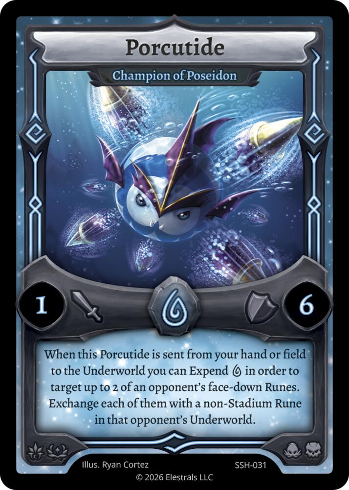 Porcutide - Champion of Poseidon, Divine Champions: Snowshade SSH-031