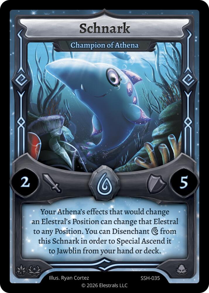 Schnark - Champion of Athena, Divine Champions: Snowshade SSH-035