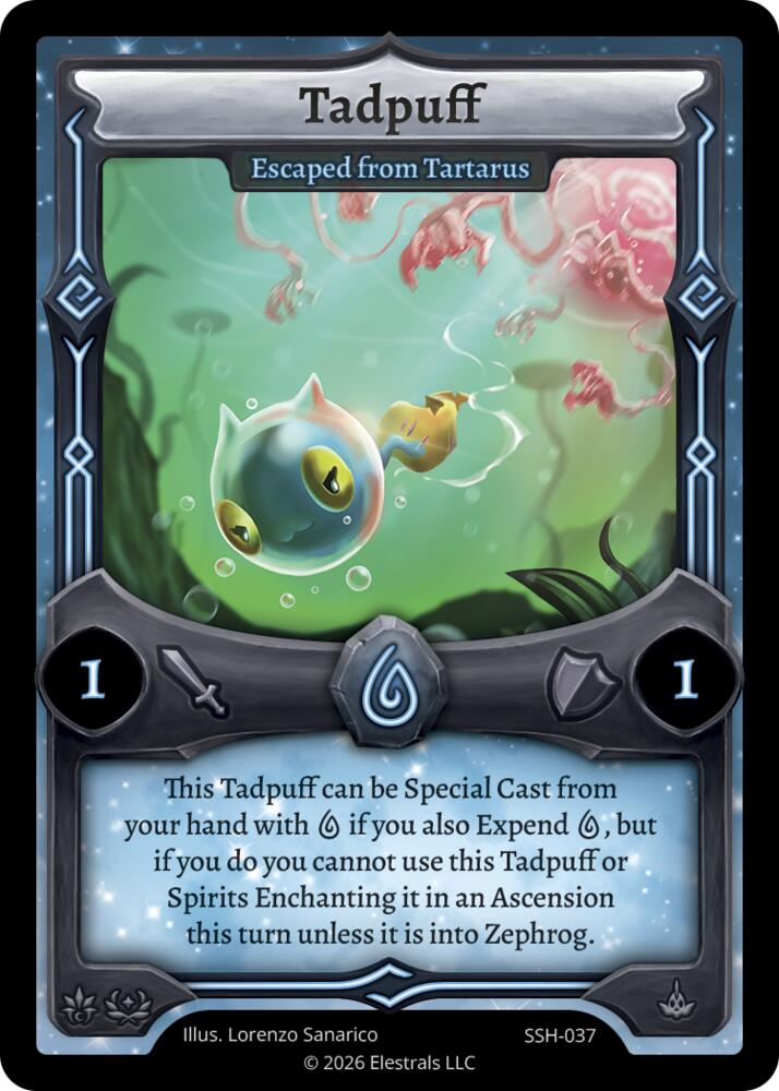 Tadpuff - Escaped from Tartarus, Divine Champions: Snowshade SSH-037
