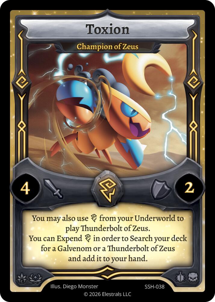 Toxion - Champion of Zeus, Divine Champions: Snowshade SSH-038