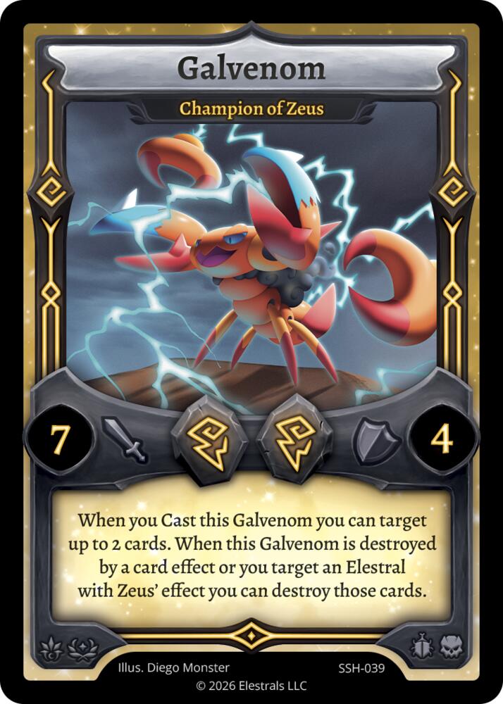 Galvenom - Champion of Zeus, Divine Champions: Snowshade SSH-039