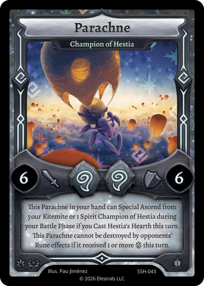 Parachne - Champion of Hestia, Divine Champions: Snowshade SSH-043