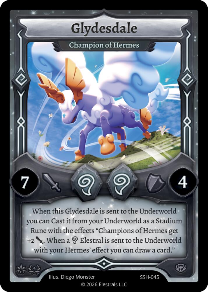 Glydesdale - Champion of Hermes, Divine Champions: Snowshade SSH-045