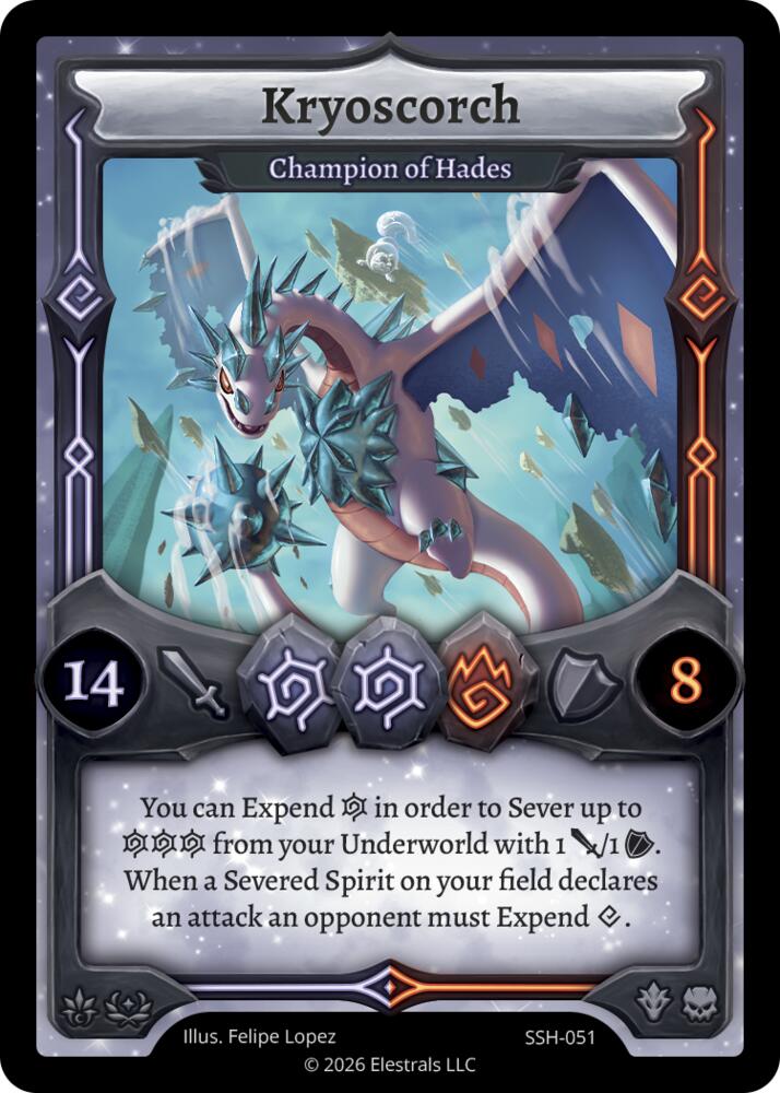 Kryoscorch - Champion of Hades, Divine Champions: Snowshade SSH-051