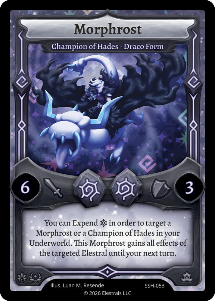 Morphrost - Champion of Hades - Draco Form, Divine Champions: Snowshade SSH-053