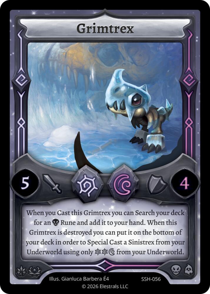 Grimtrex, Divine Champions: Snowshade SSH-056