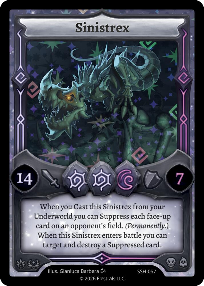 Sinistrex, Divine Champions: Snowshade SSH-057