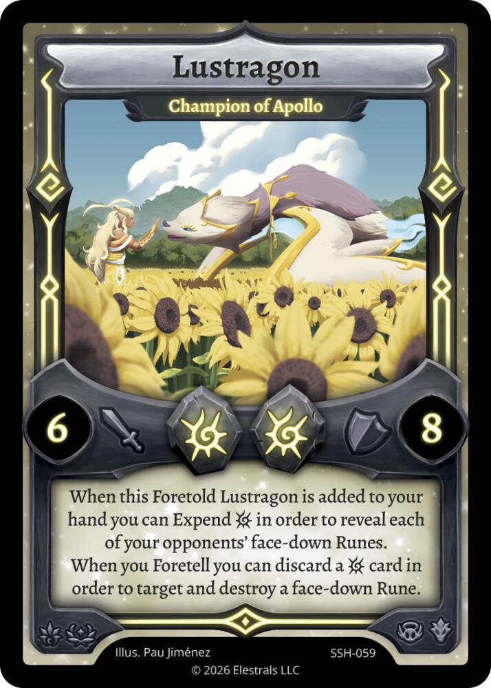 Lustragon - Champion of Apollo, Divine Champions: Snowshade SSH-059