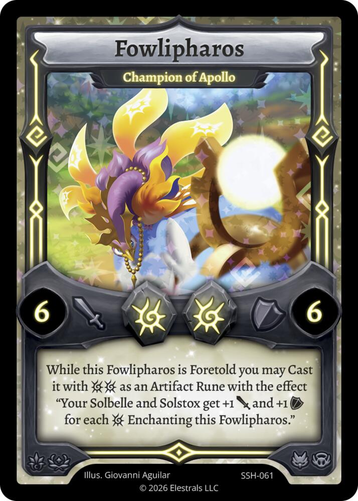 Fowlipharos - Champion of Apollo, Divine Champions: Snowshade SSH-061