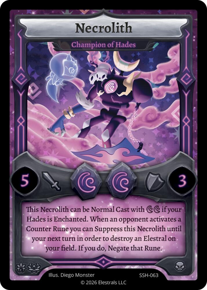 Necrolith - Champion of Hades, Divine Champions: Snowshade SSH-063