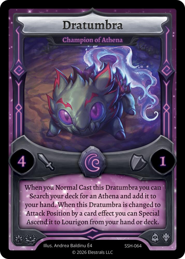Dratumbra - Champion of Athena, Divine Champions: Snowshade SSH-064