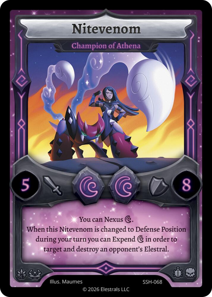 Nitevenom - Champion of Athena, Divine Champions: Snowshade SSH-068