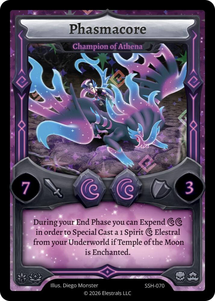 Phasmacore - Champion of Athena, Divine Champions: Snowshade SSH-070