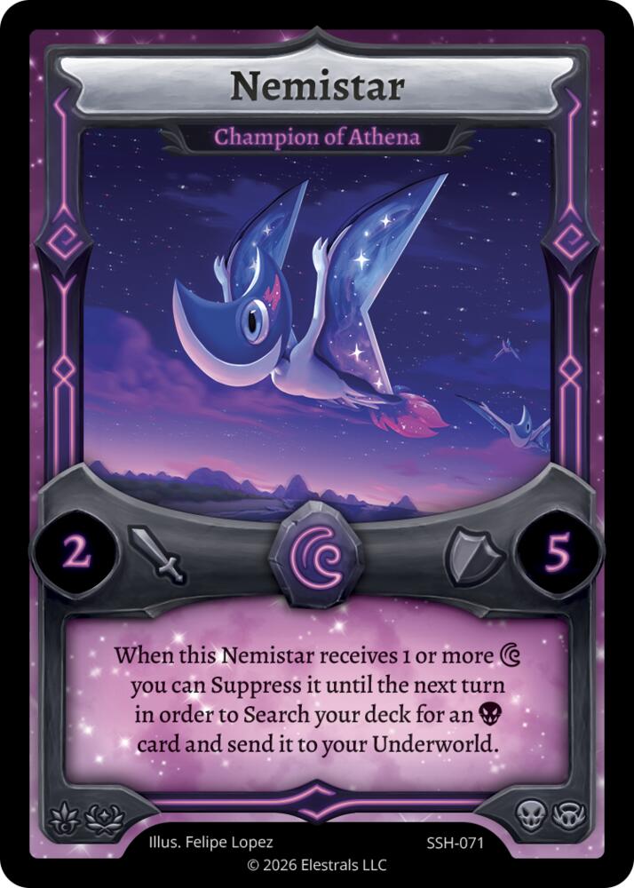 Nemistar - Champion of Athena, Divine Champions: Snowshade SSH-071