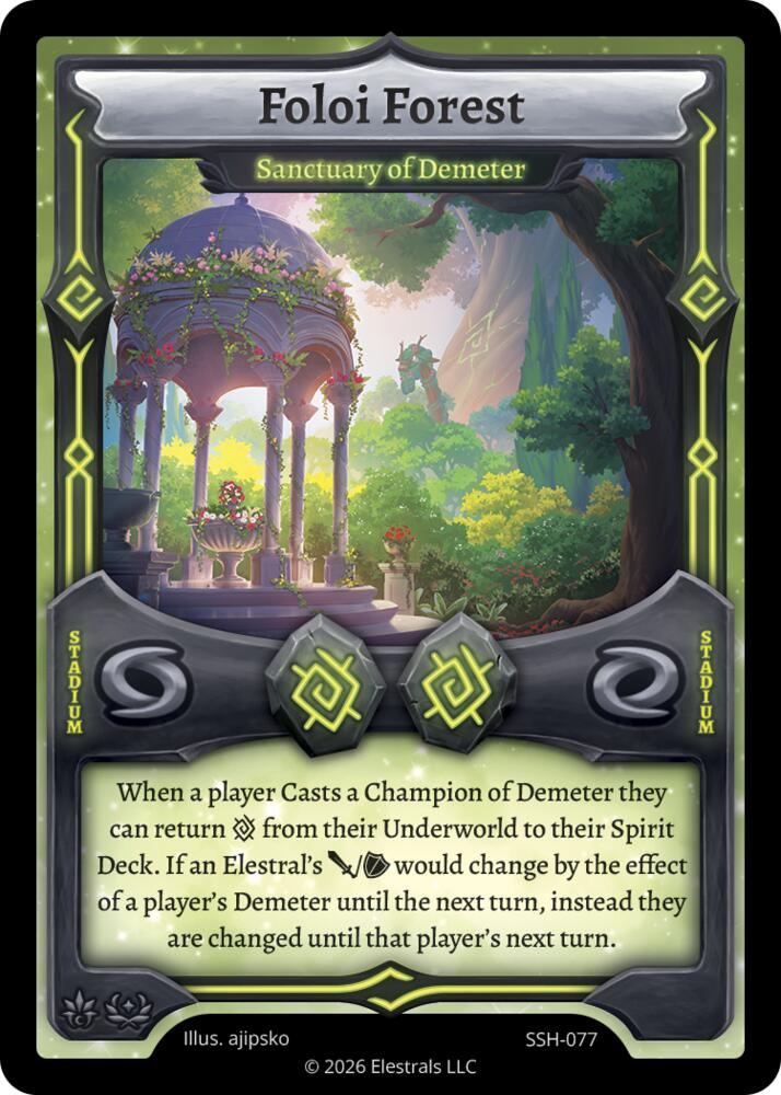 Foloi Forest - Sanctuary of Demeter, Divine Champions: Snowshade SSH-077