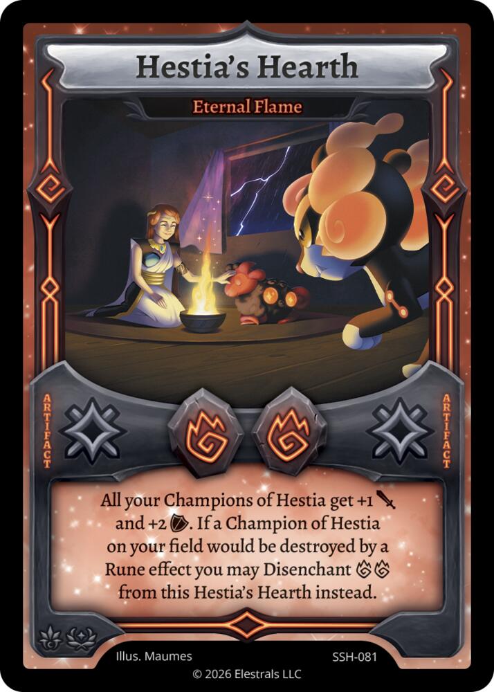 Hestia's Hearth - Eternal Flame, Divine Champions: Snowshade SSH-081