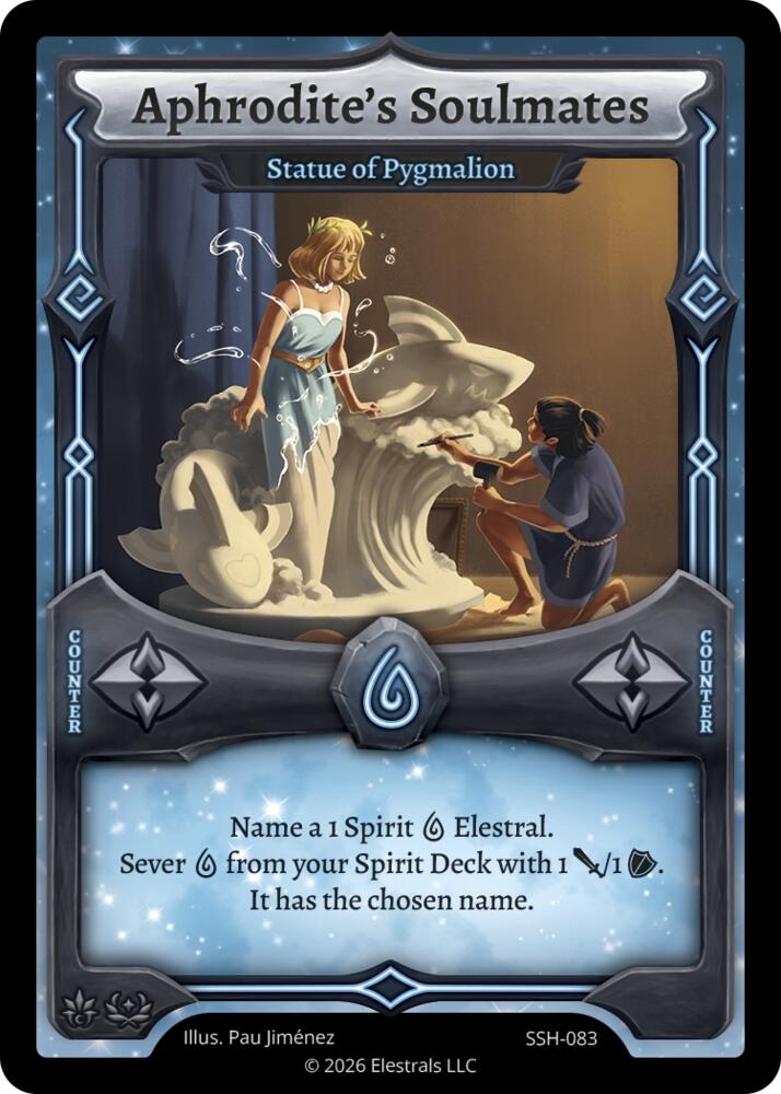 Aphrodite's Soulmates - Statue of Pygmalion, Divine Champions: Snowshade SSH-083