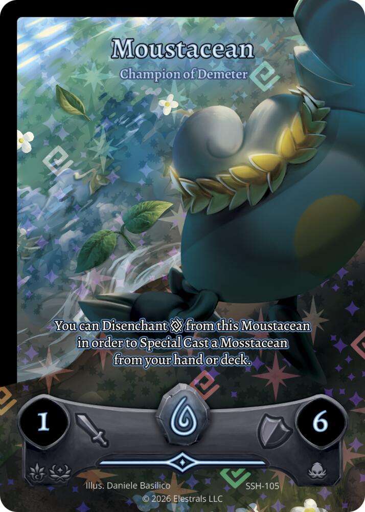 Moustacean - Champion of Demeter (Full Art), Divine Champions: Snowshade SSH-105