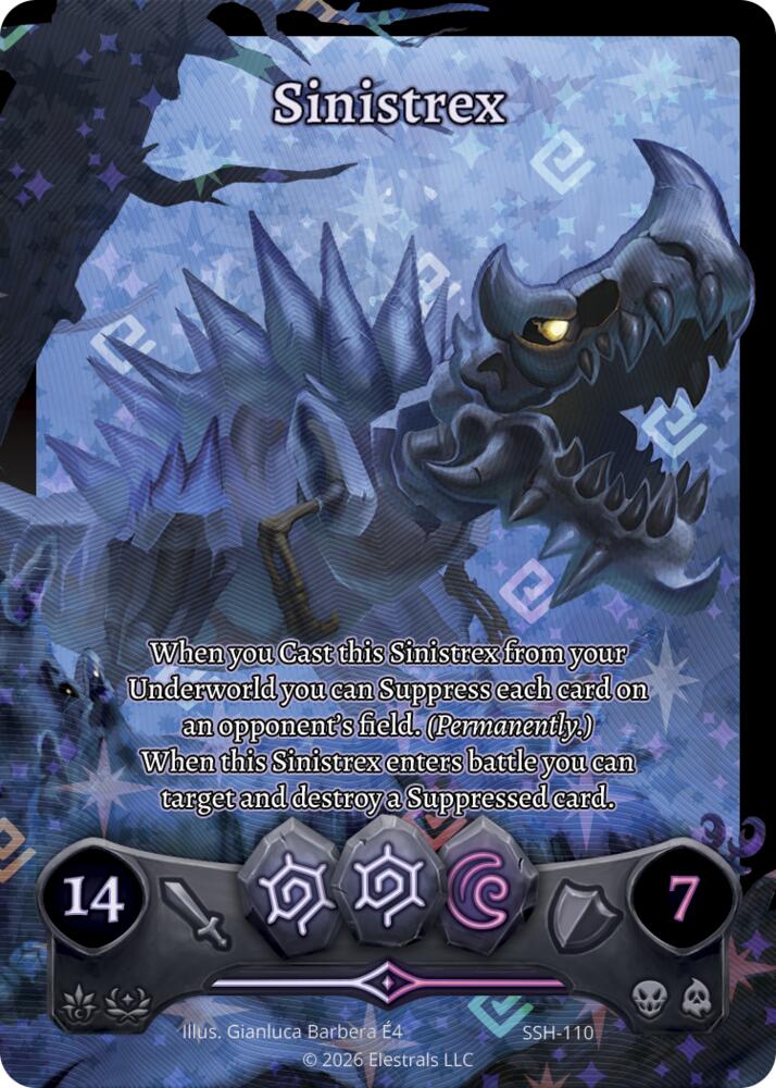 Sinistrex (Full Art), Divine Champions: Snowshade SSH-110