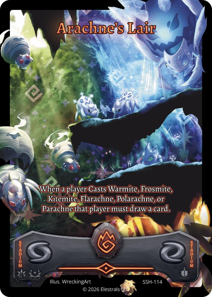 Arachne's Lair (Full Art), Divine Champions: Snowshade SSH-114