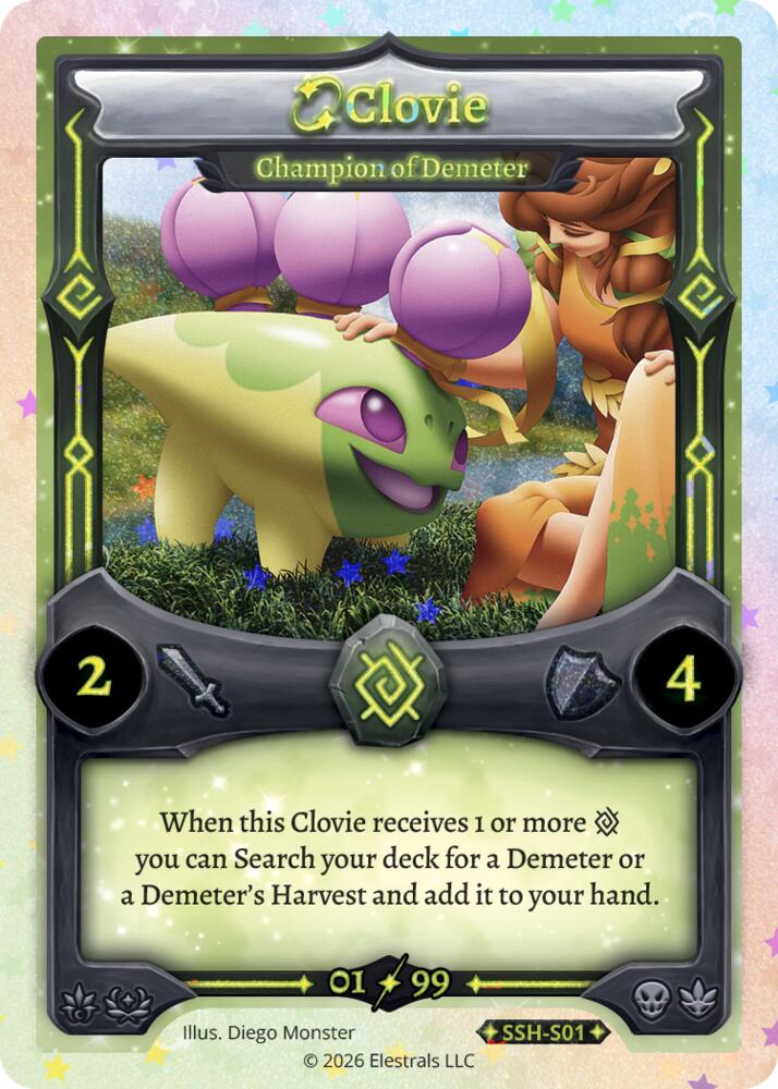 Clovie - Champion of Demeter (Serialized), Divine Champions: Snowshade SSH-S01