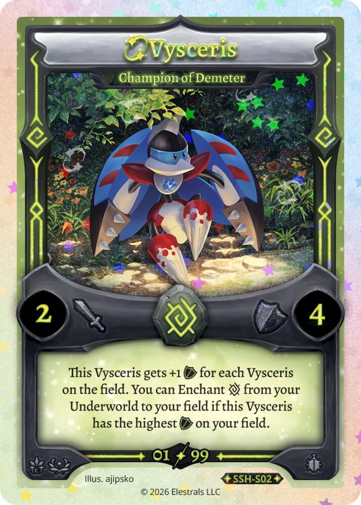Vysceris - Champion of Demeter (Serialized), Divine Champions: Snowshade SSH-S02