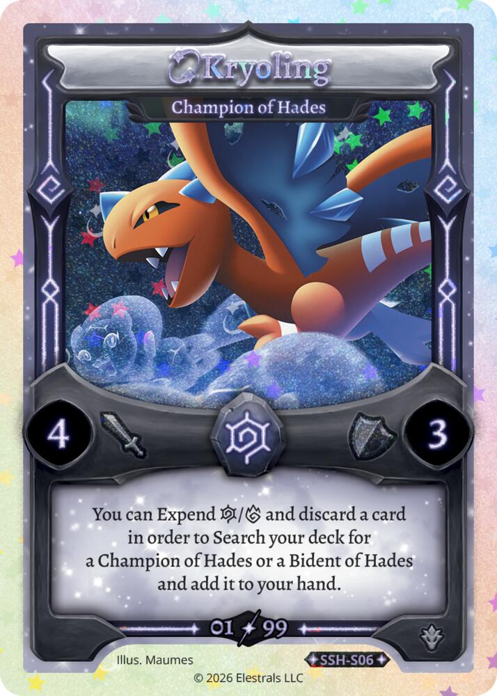 Kryoling - Champion of Hades (Serialized), Divine Champions: Snowshade SSH-S06