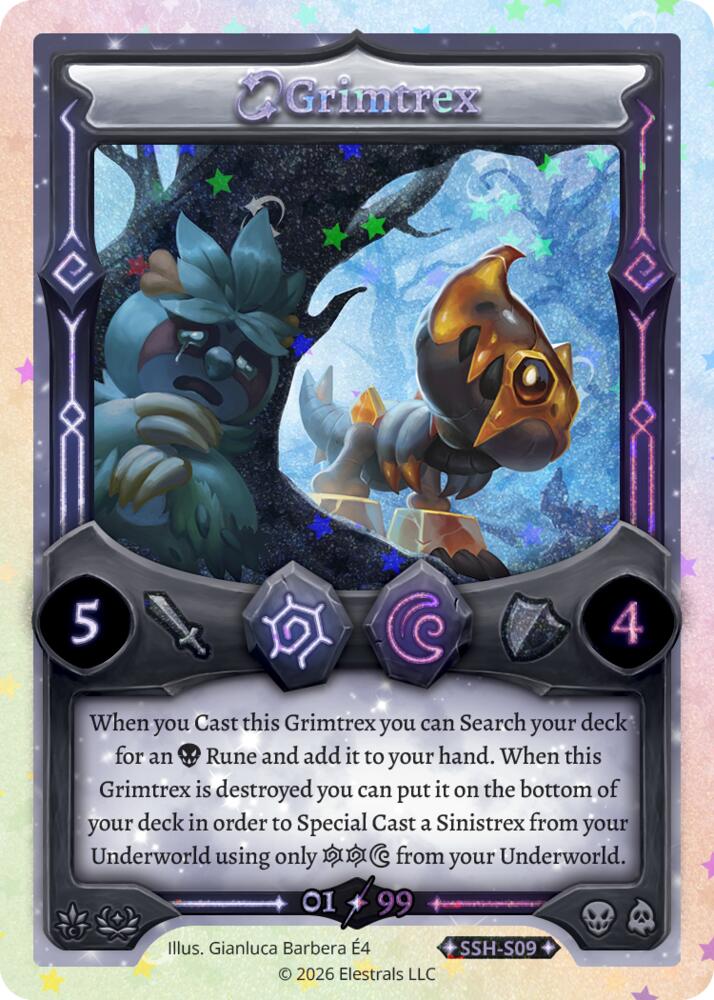 Grimtrex (Serialized), Divine Champions: Snowshade SSH-S09