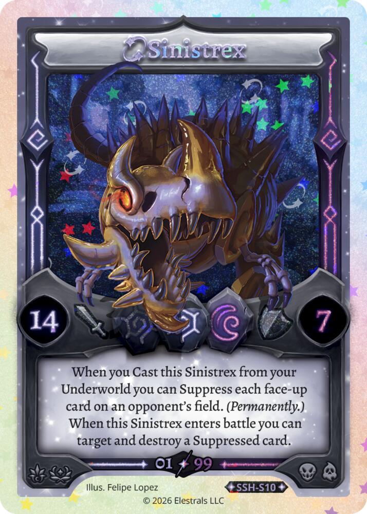 Sinistrex (Serialized), Divine Champions: Snowshade SSH-S10