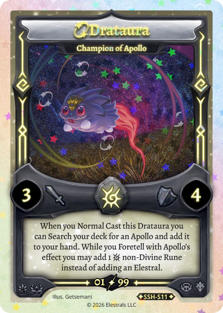 Drataura - Champion of Apollo (Serialized), Divine Champions: Snowshade SSH-S11