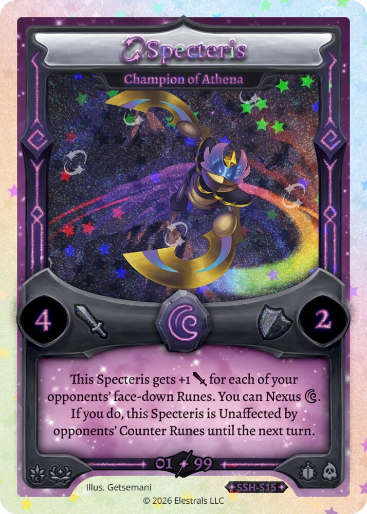Specteris - Champion of Athena (Serialized), Divine Champions: Snowshade SSH-S15