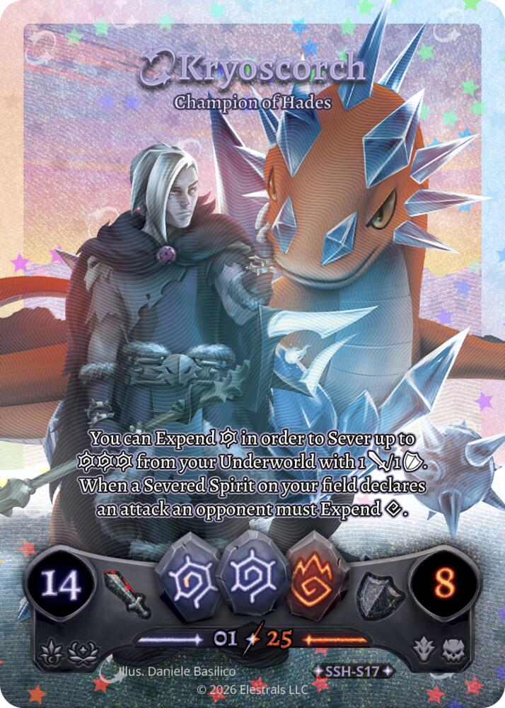 Kryoscorch - Champion of Hades (Serialized), Divine Champions: Snowshade SSH-S17