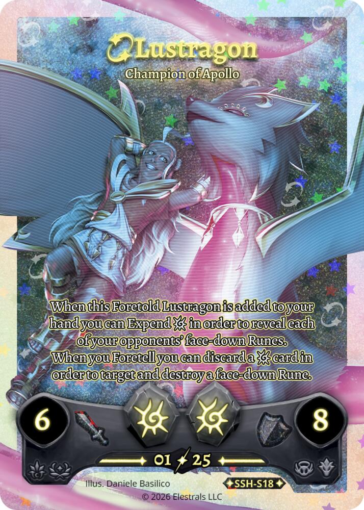 Lustragon - Champion of Apollo (Serialized), Divine Champions: Snowshade SSH-S18