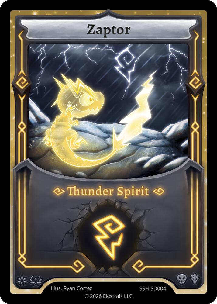 Zaptor, Divine Champions: Snowshade Starter Decks SSH-SD004