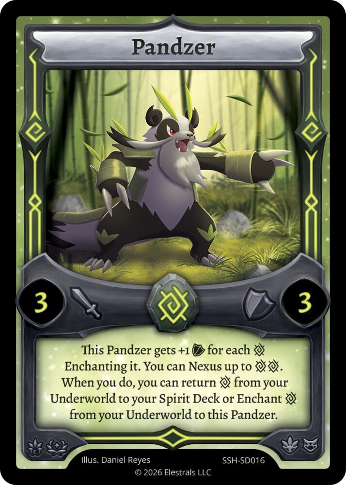 Pandzer, Divine Champions: Snowshade Starter Decks SSH-SD016