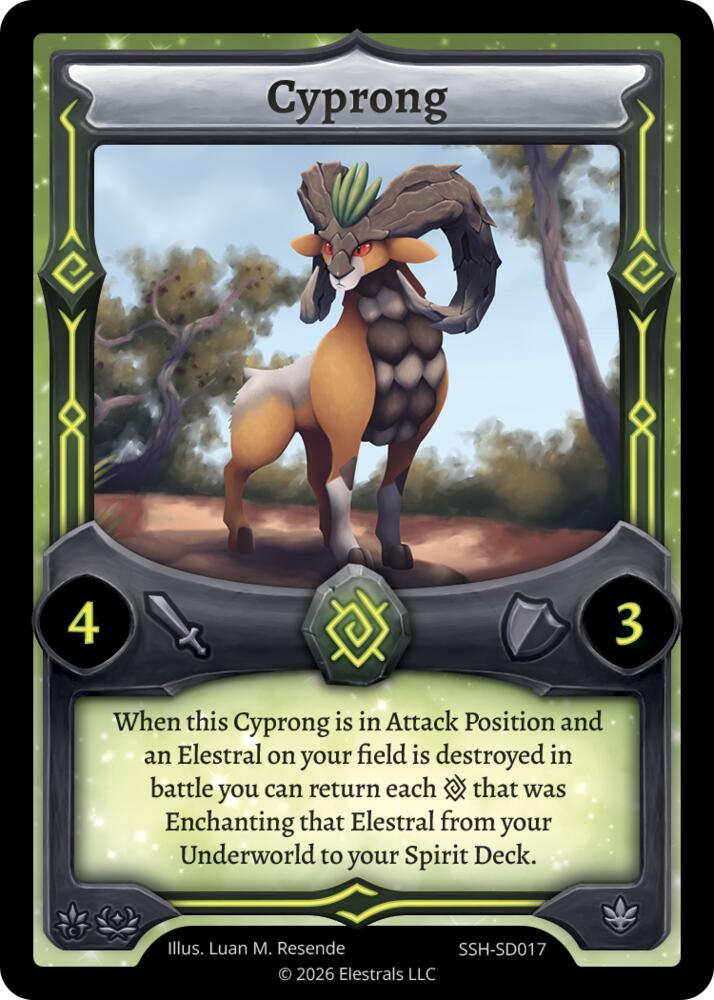 Cyprong, Divine Champions: Snowshade Starter Decks SSH-SD017