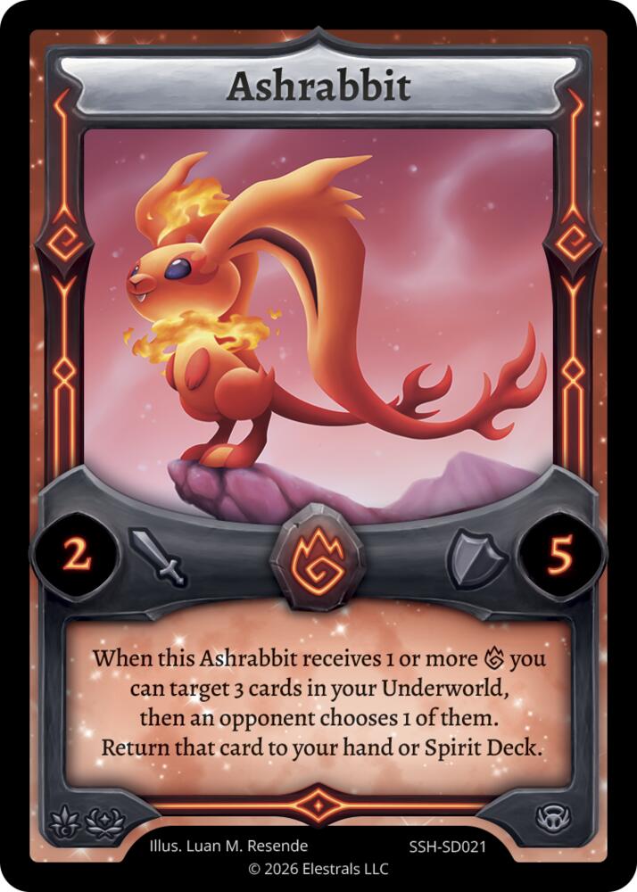 Ashrabbit, Divine Champions: Snowshade Starter Decks SSH-SD021