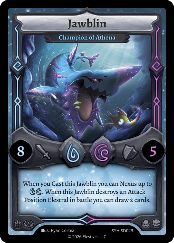 Jawblin - Champion of Athena, Divine Champions: Snowshade Starter Decks SSH-SD023