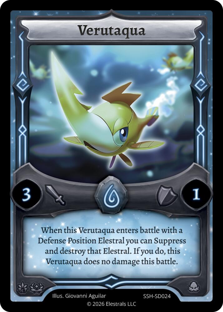 Verutaqua, Divine Champions: Snowshade Starter Decks SSH-SD024