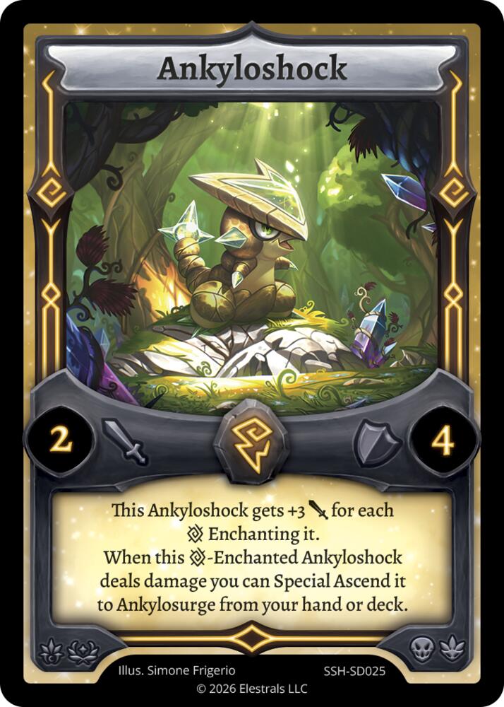 Ankyloshock, Divine Champions: Snowshade Starter Decks SSH-SD025
