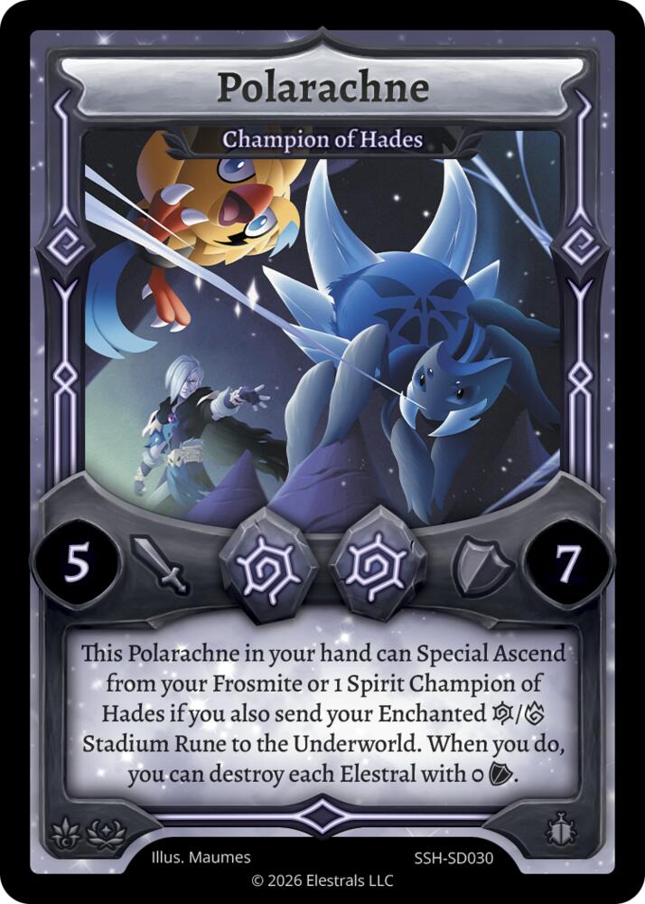Polarachne - Champion of Hades, Divine Champions: Snowshade Starter Decks SSH-SD030