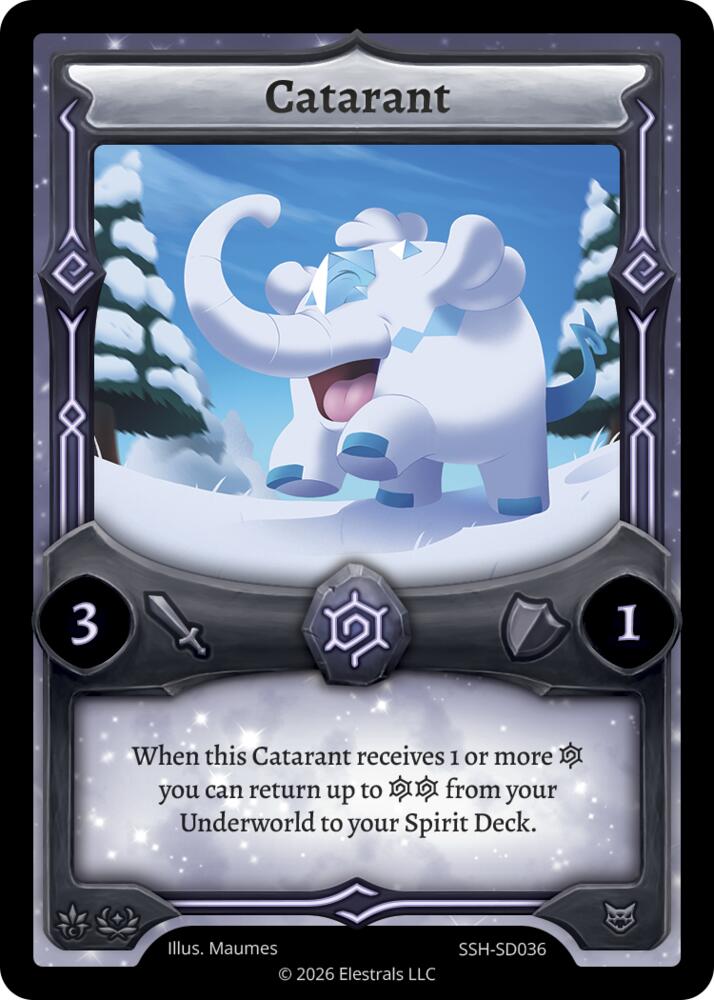 Catarant, Divine Champions: Snowshade Starter Decks SSH-SD036