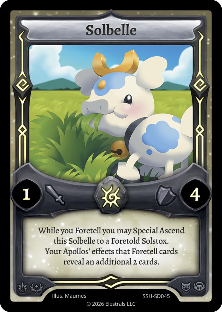 Solbelle, Divine Champions: Snowshade Starter Decks SSH-SD045