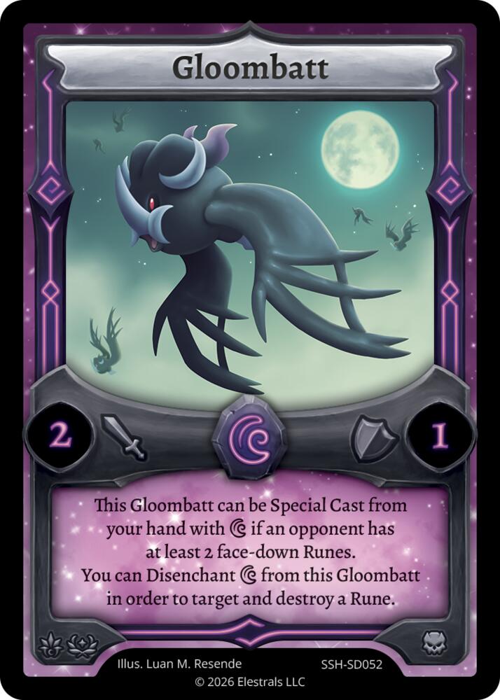 Gloombatt, Divine Champions: Snowshade Starter Decks SSH-SD052