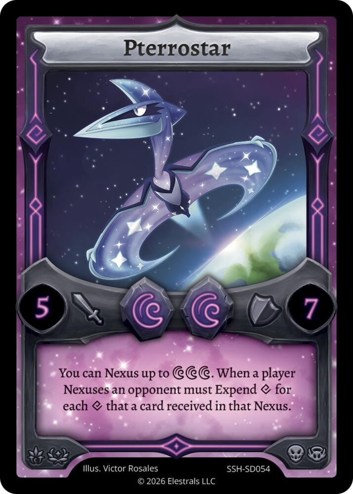 Pterrostar, Divine Champions: Snowshade Starter Decks SSH-SD054