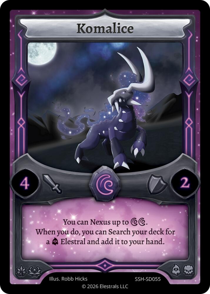 Komalice, Divine Champions: Snowshade Starter Decks SSH-SD055