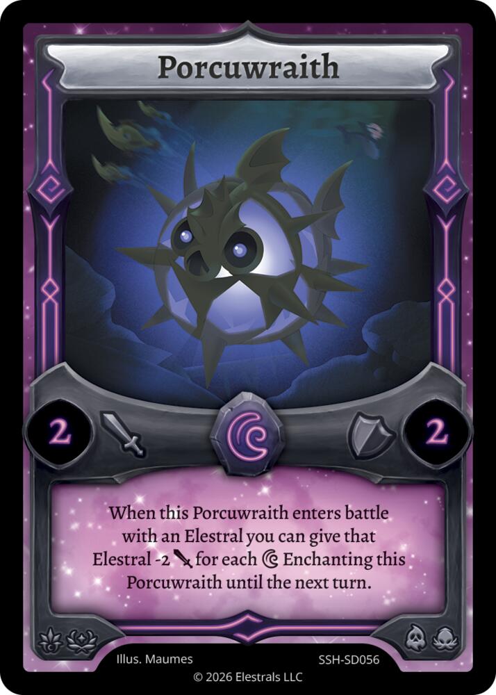 Porcuwraith, Divine Champions: Snowshade Starter Decks SSH-SD056